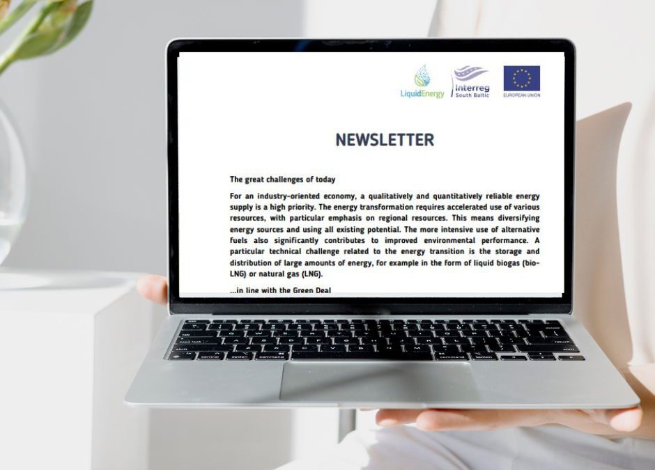 What’s new in the Liquid Energy project? Check Newsletter No. 1