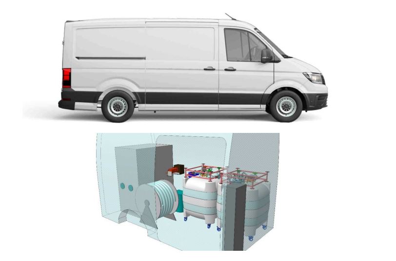 Design concept of the mobile refuelling station for LNG fuel